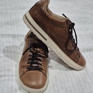 BIRKENSTOCK BEND LOW TABACCO Brown Leather Mens  Shoes Size 42 L11 M9